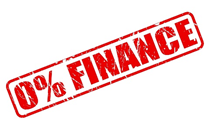 0% Finance sticker
