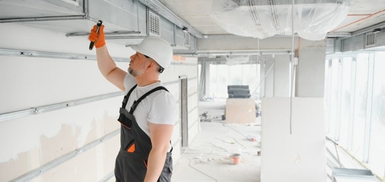 Man working on Ducts