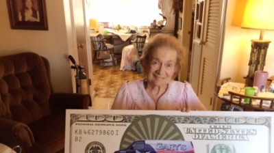 Estelle Bryan 100 Winner Photo