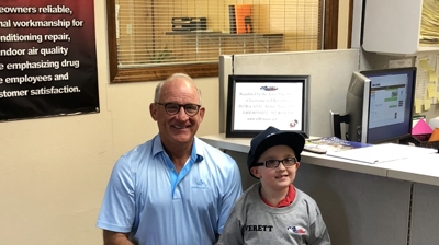 Gary & Little Everett Photo