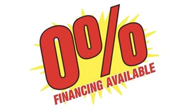 0% Financing Available